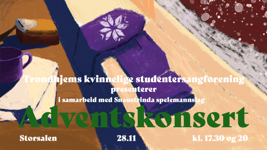 Adventskonsert med Trondhjems Kvinnelige Studentersangforening og Snaustrinda spelemannslag